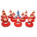 Subbuteo Andrew Table Soccer USSR 1982 World Cup Team on classic Hasbro bases